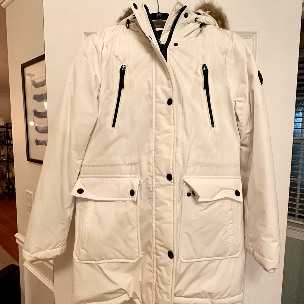 Michael Kors white winter jacket